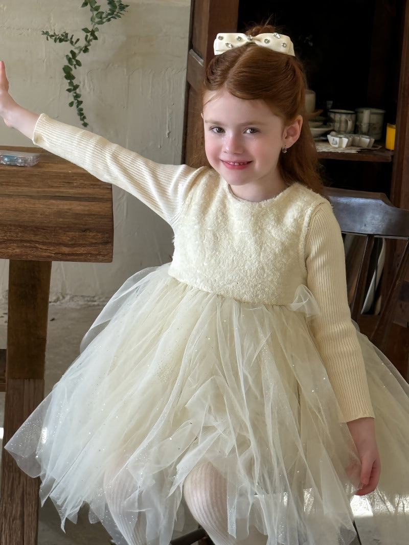 ノースリーブワンピース sleeveless dress / 90cm ノースリーブドレスワンピース/ケープ チュールスカート パーティ プリンセス【mh0011879】