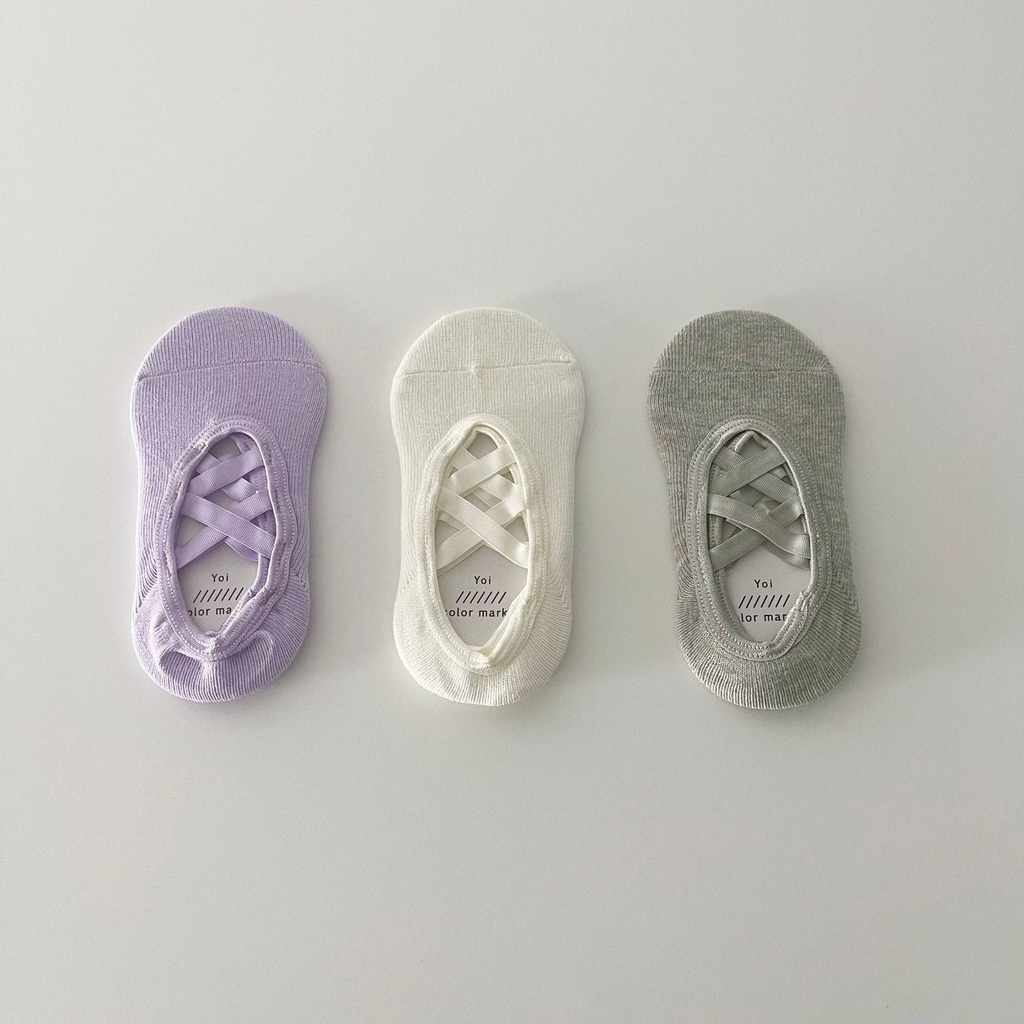 ベビー用靴下・タイツ クロスストラップカバーソックス3足セット【mh0010037】