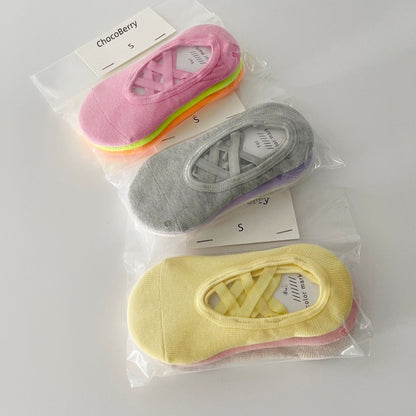 ベビー用靴下・タイツ クロスストラップカバーソックス3足セット【mh0010037】