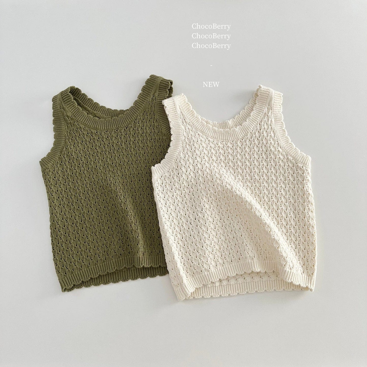 タンクトップ・キャミソール・ノースリーブトップス レースニットタンクトップ【mh0010031】