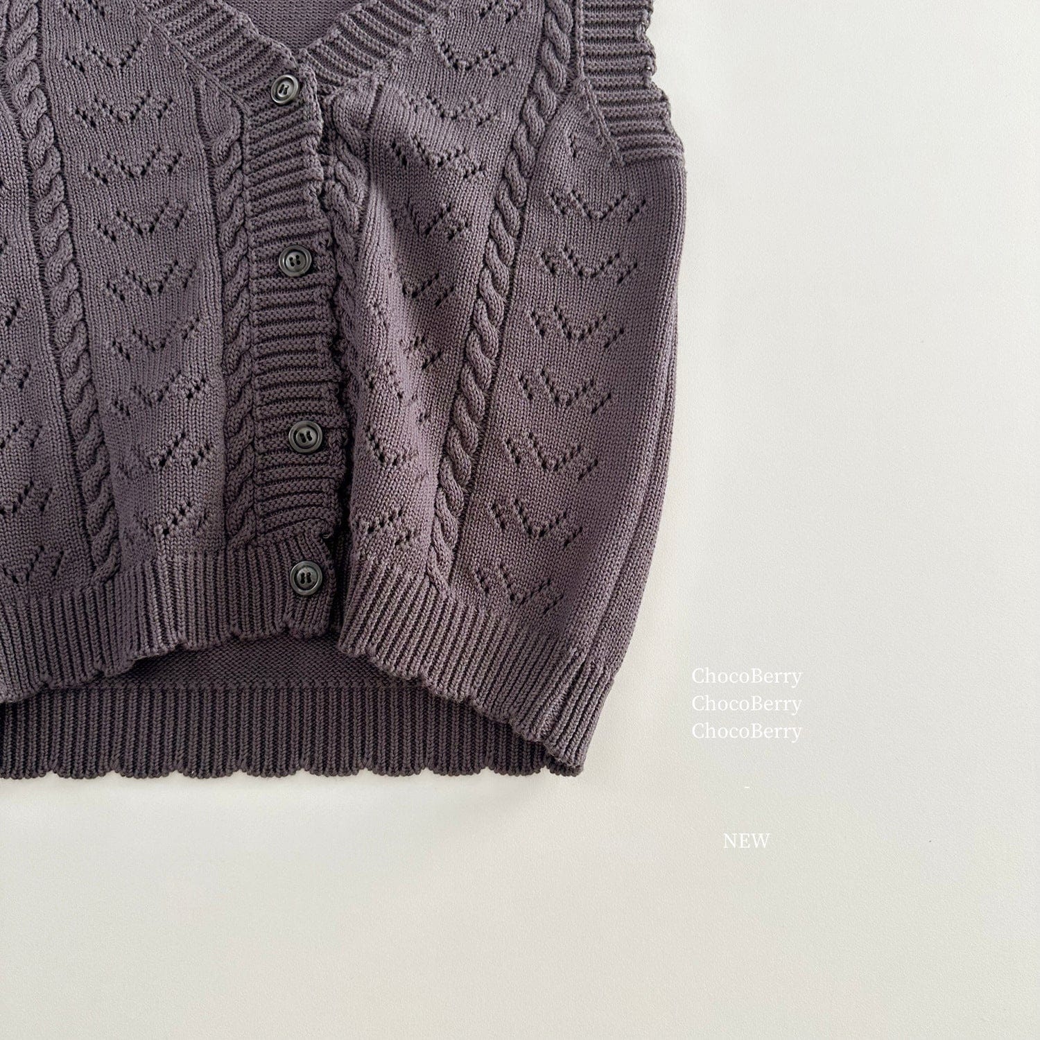 ベスト レースニット前あきベスト【mh0010034】