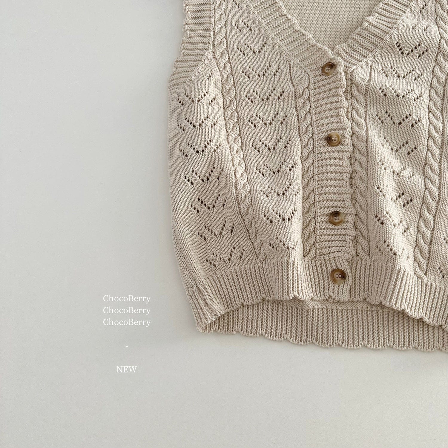 ベスト レースニット前あきベスト【mh0010034】