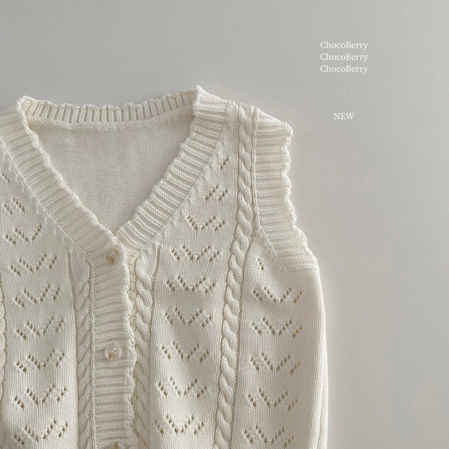 ベスト レースニット前あきベスト【mh0010034】