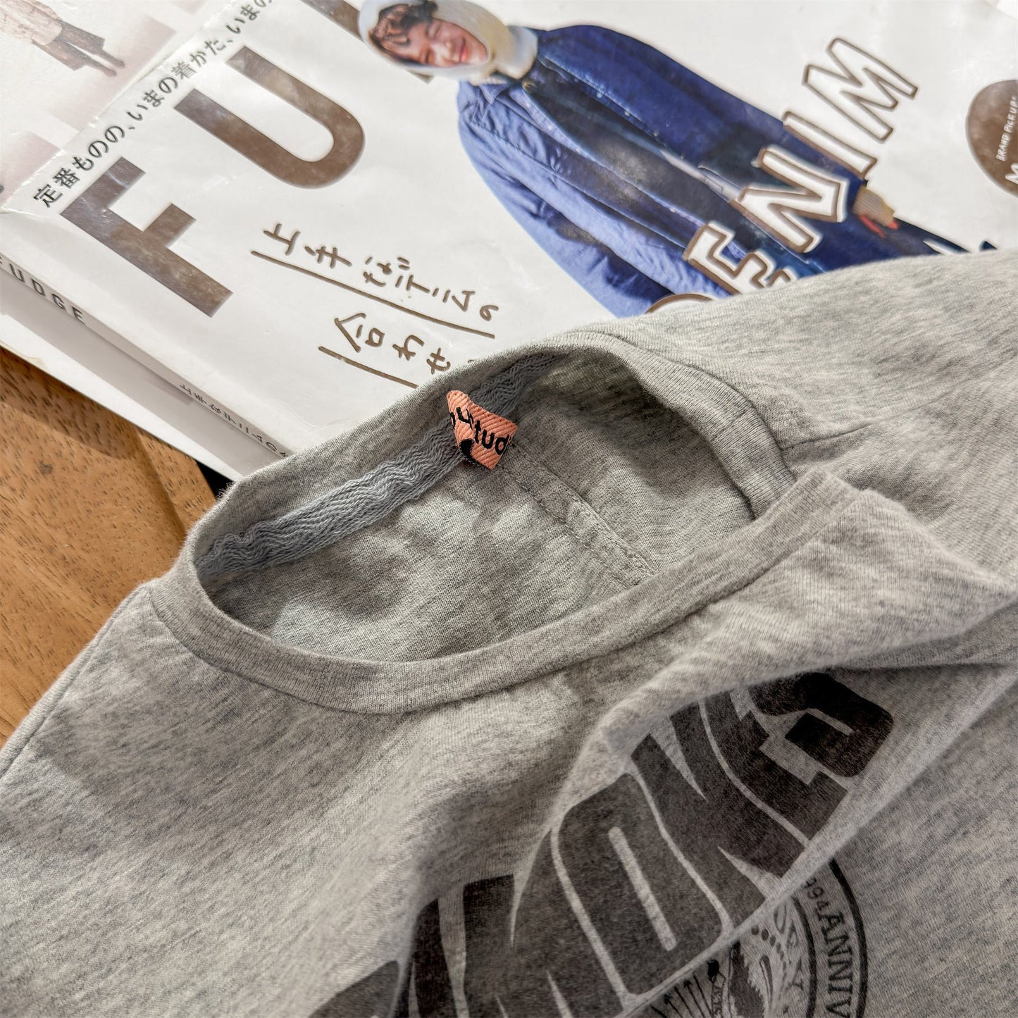 College Graphic Long Sleeve Top カレッジロゴ プリント 長袖 Tシャツ【mh0012473】 ADbaby 長袖Tシャツ