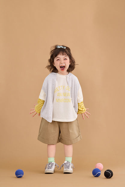 Color Block Striped Letter T-Shirt カラーブロック ボーダー ロゴ 長袖Tシャツ【mh0012375】 HEY BOOBII