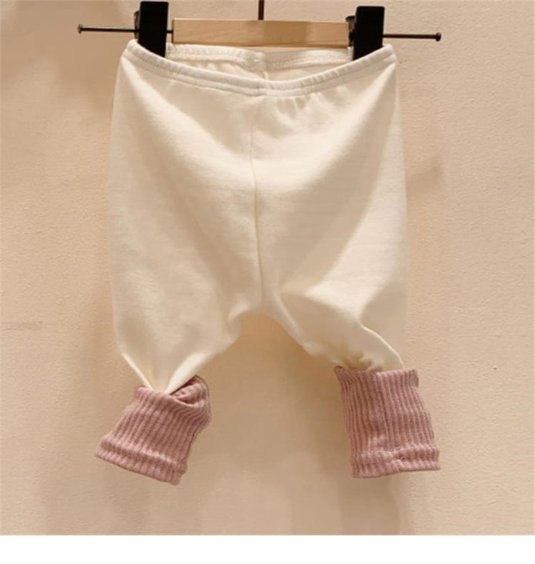 Contrast Color Cotton Leggings バイカラー ストレッチ レギンス【mh0012682】 BBAMMA レギンスパンツ