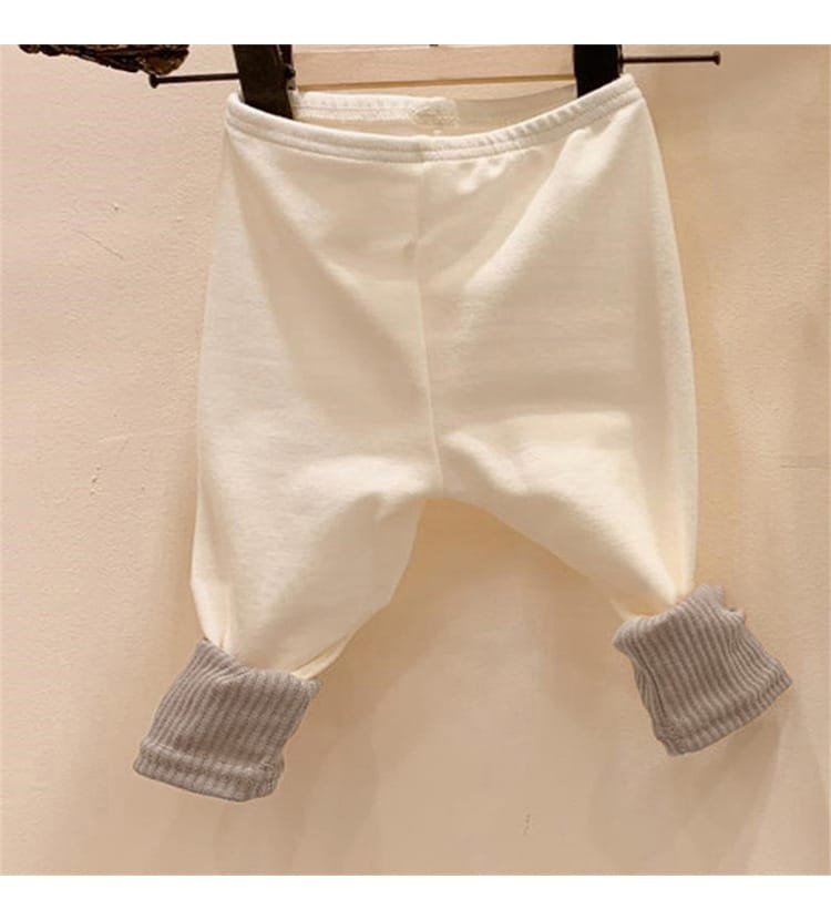 Contrast Color Cotton Leggings バイカラー ストレッチ レギンス【mh0012682】 BBAMMA レギンスパンツ