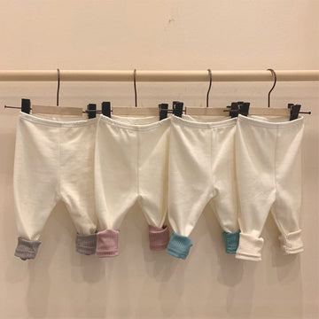 Contrast Color Cotton Leggings バイカラー ストレッチ レギンス【mh0012682】 BBAMMA レギンスパンツ