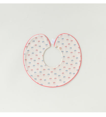 Contrast Piping Cotton Bib バイカラー スタイ【mh0012330】 Beitaoya