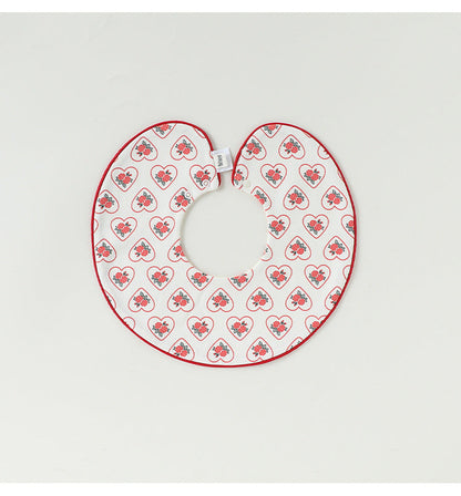 Contrast Piping Cotton Bib バイカラー スタイ【mh0012330】 Beitaoya