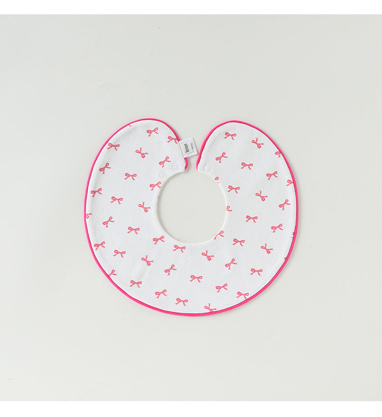 Contrast Piping Cotton Bib バイカラー スタイ【mh0012330】 Beitaoya