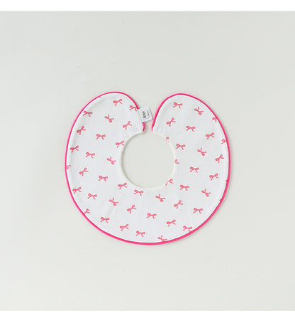 Contrast Piping Cotton Bib バイカラー スタイ【mh0012330】 Beitaoya