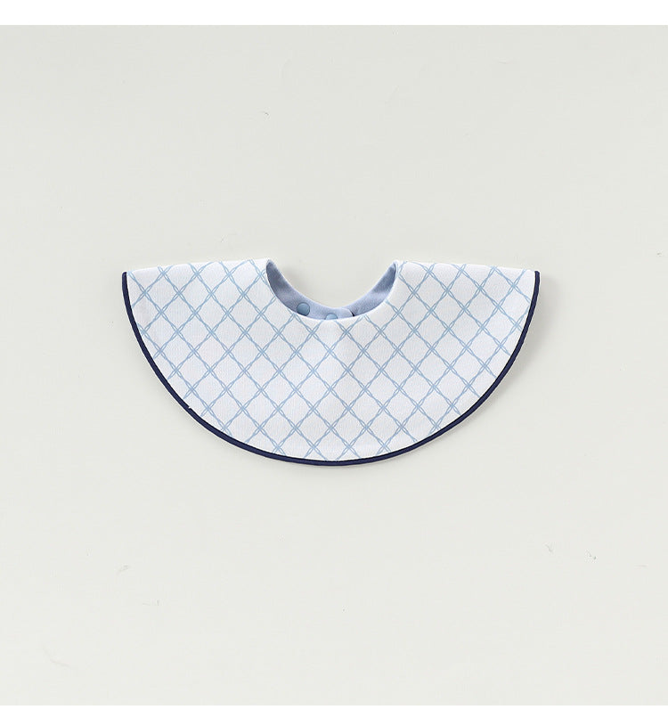 Contrast Piping Cotton Bib バイカラー スタイ【mh0012330】 Beitaoya