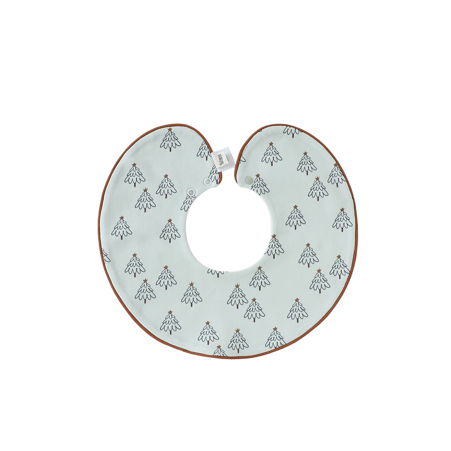 Contrast Piping Cotton Bib バイカラー スタイ【mh0012330】 mamahalo shop