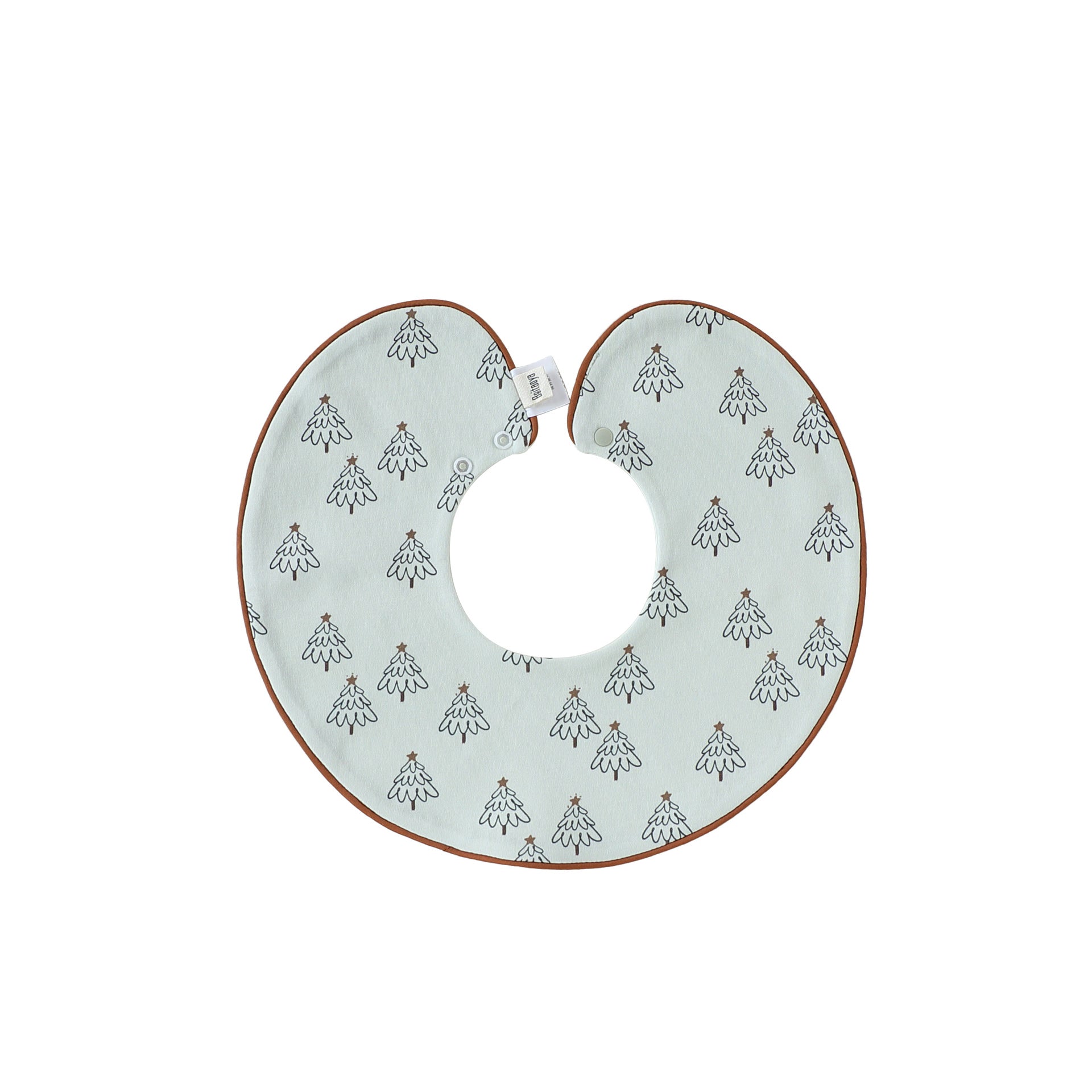 Contrast Piping Cotton Bib バイカラー スタイ【mh0012330】 mamahalo shop