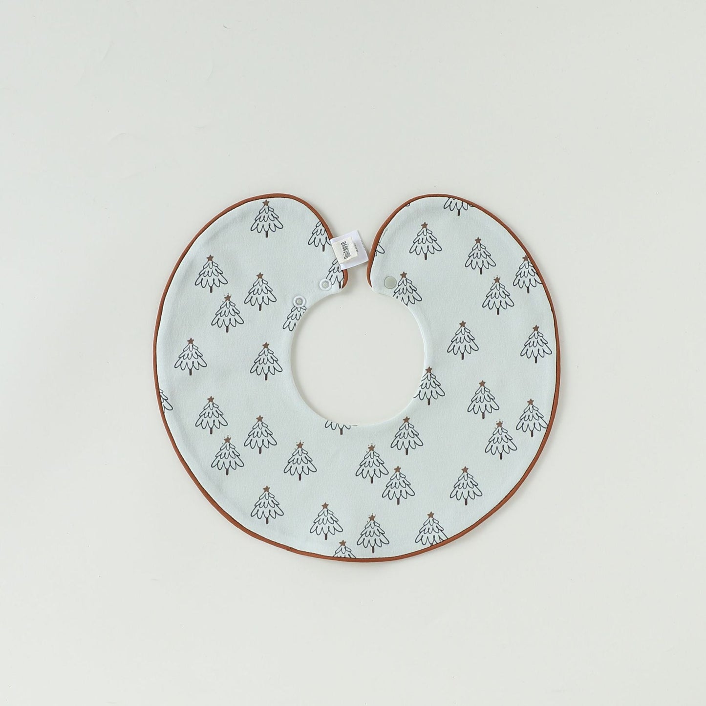 Contrast Piping Cotton Bib バイカラー スタイ【mh0012330】 piping small pines mamahalo shop