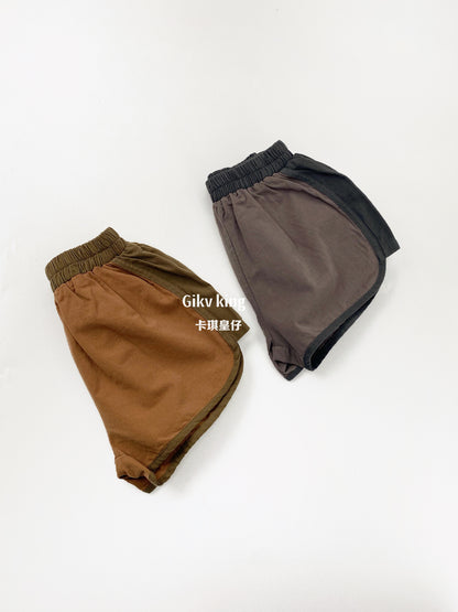 Contrast Piping Cotton Dolphin Shorts バイカラー ショートパンツ【mh0012839】 Gikv king ハーフパンツ・ショートパンツ