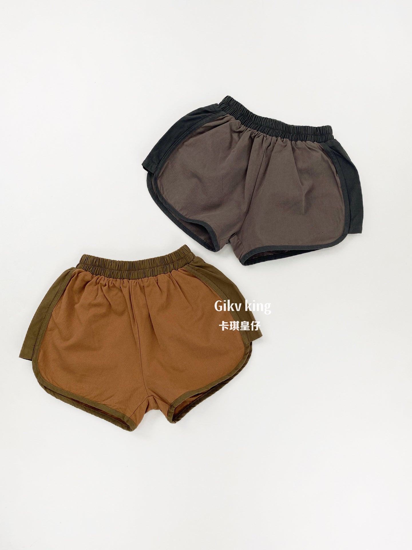 Contrast Piping Cotton Dolphin Shorts バイカラー ショートパンツ【mh0012839】 Gikv king ハーフパンツ・ショートパンツ