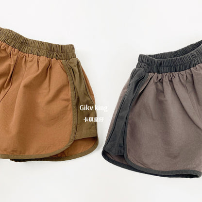 Contrast Piping Cotton Dolphin Shorts バイカラー ショートパンツ【mh0012839】 Gikv king ハーフパンツ・ショートパンツ