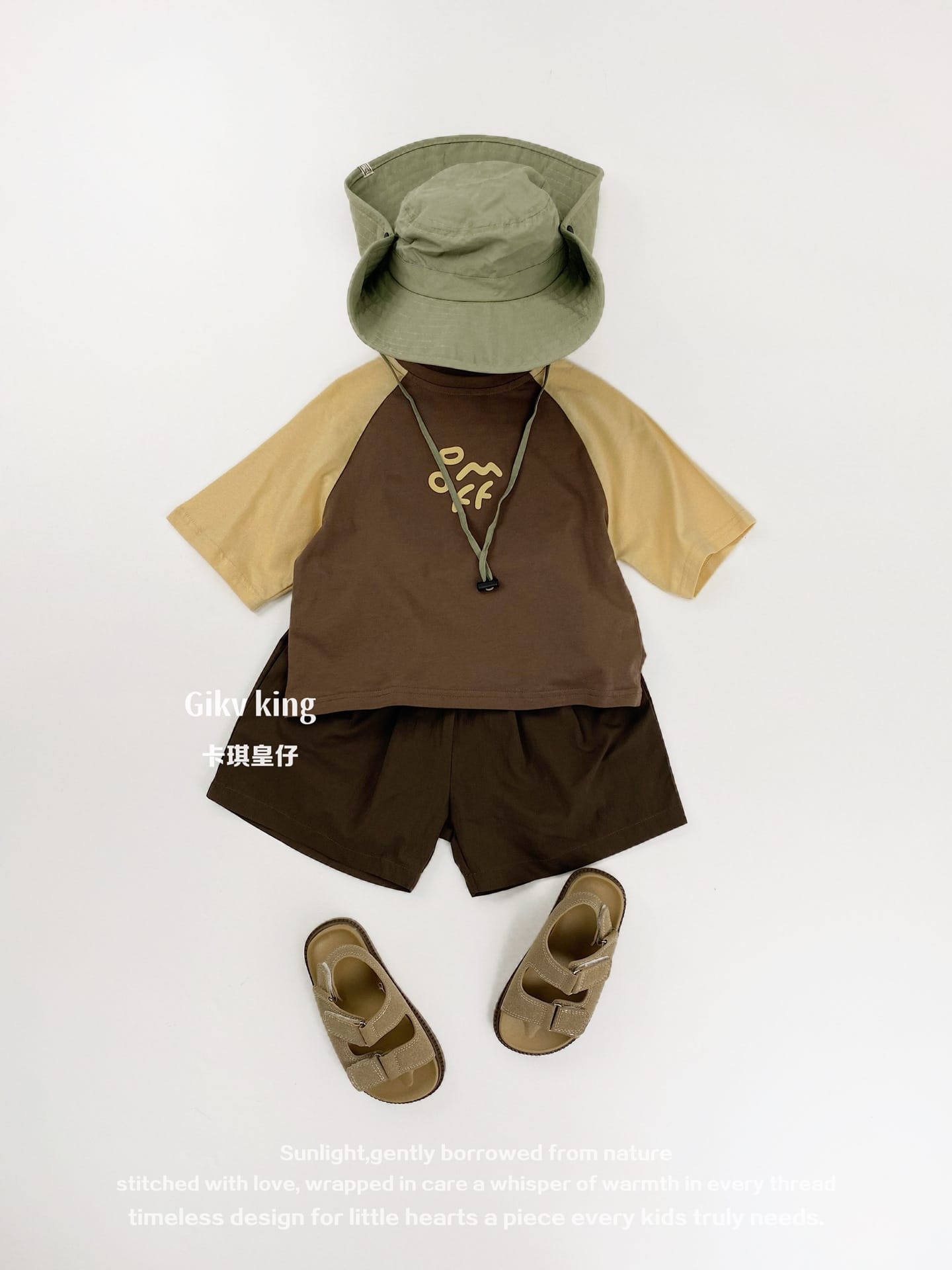 Contrast Raglan Short-Sleeved T-shirt ロゴ ラグラン 五分袖Tシャツ【mh0012838】 Gikv king 半袖Tシャツ