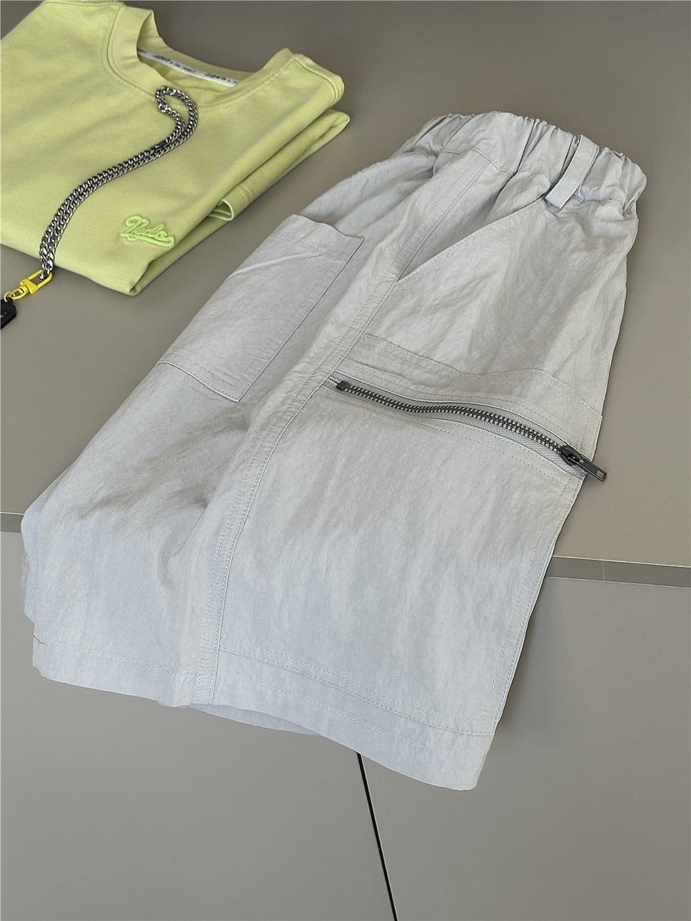 Cooling Zip Shorts 無地 ハーフパンツ【mh0012959】 snidols