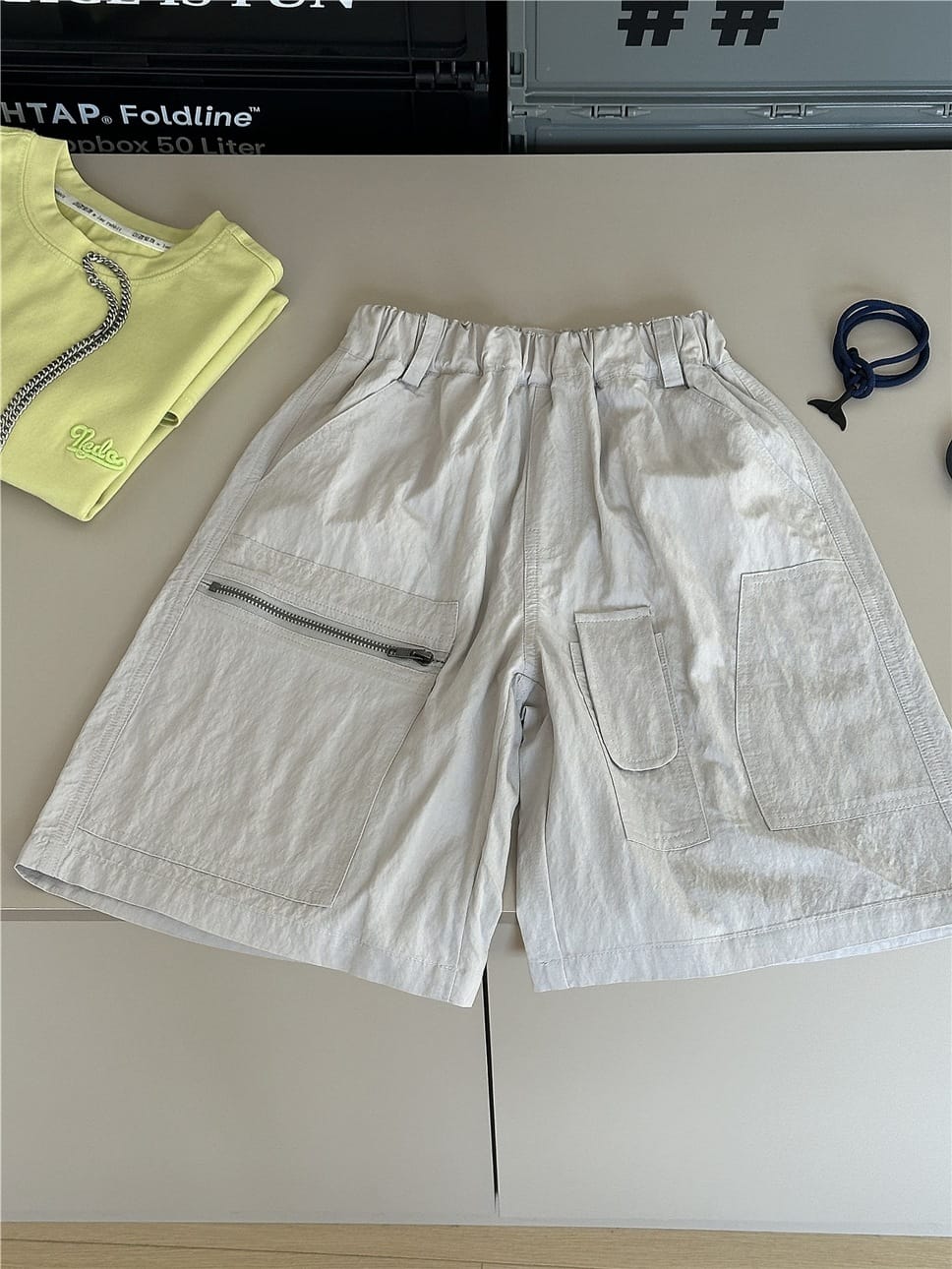 Cooling Zip Shorts 無地 ハーフパンツ【mh0012959】 snidols