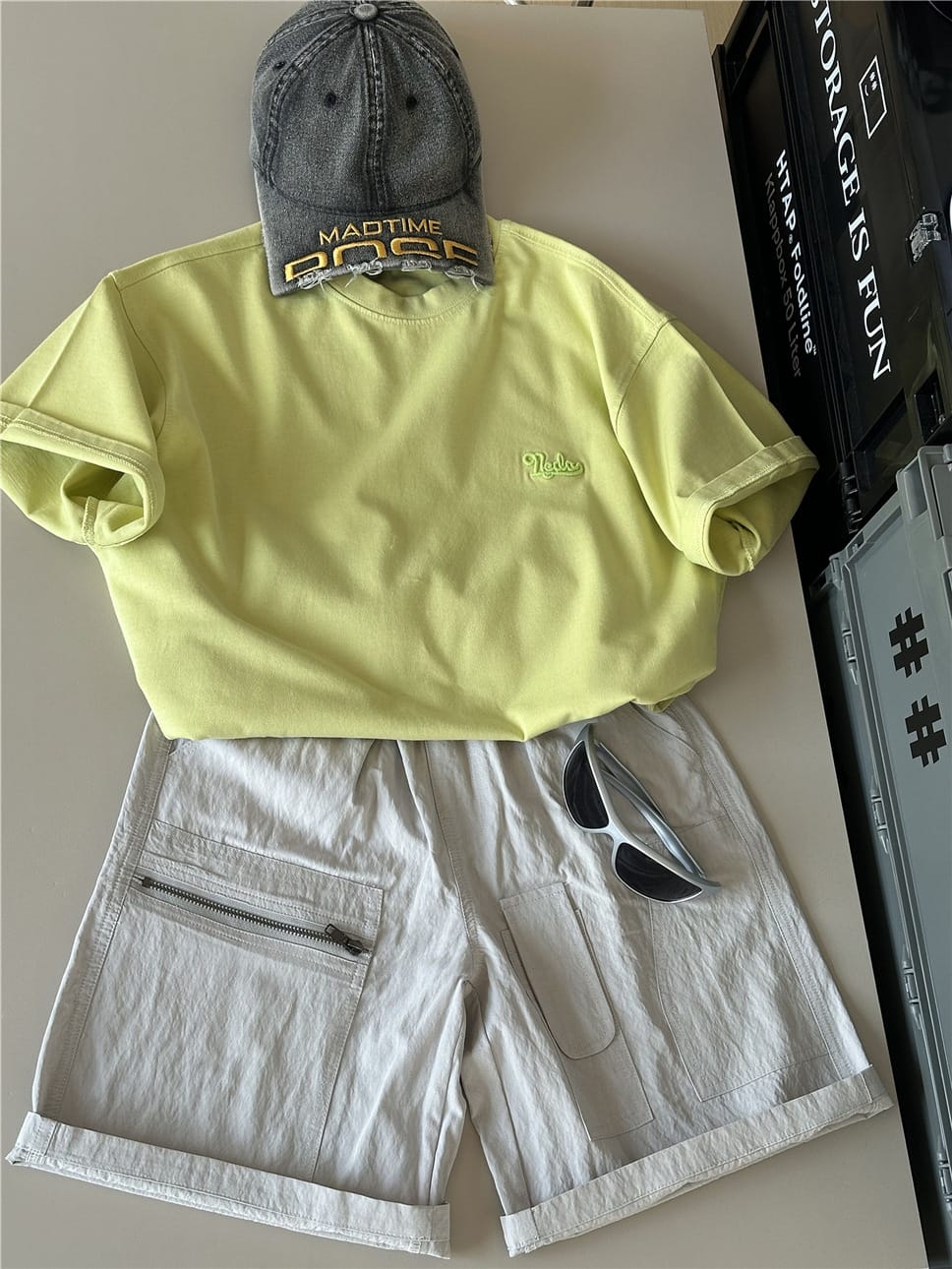 Cooling Zip Shorts 無地 ハーフパンツ【mh0012959】 snidols