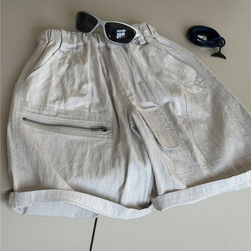 Cooling Zip Shorts 無地 ハーフパンツ【mh0012959】 snidols