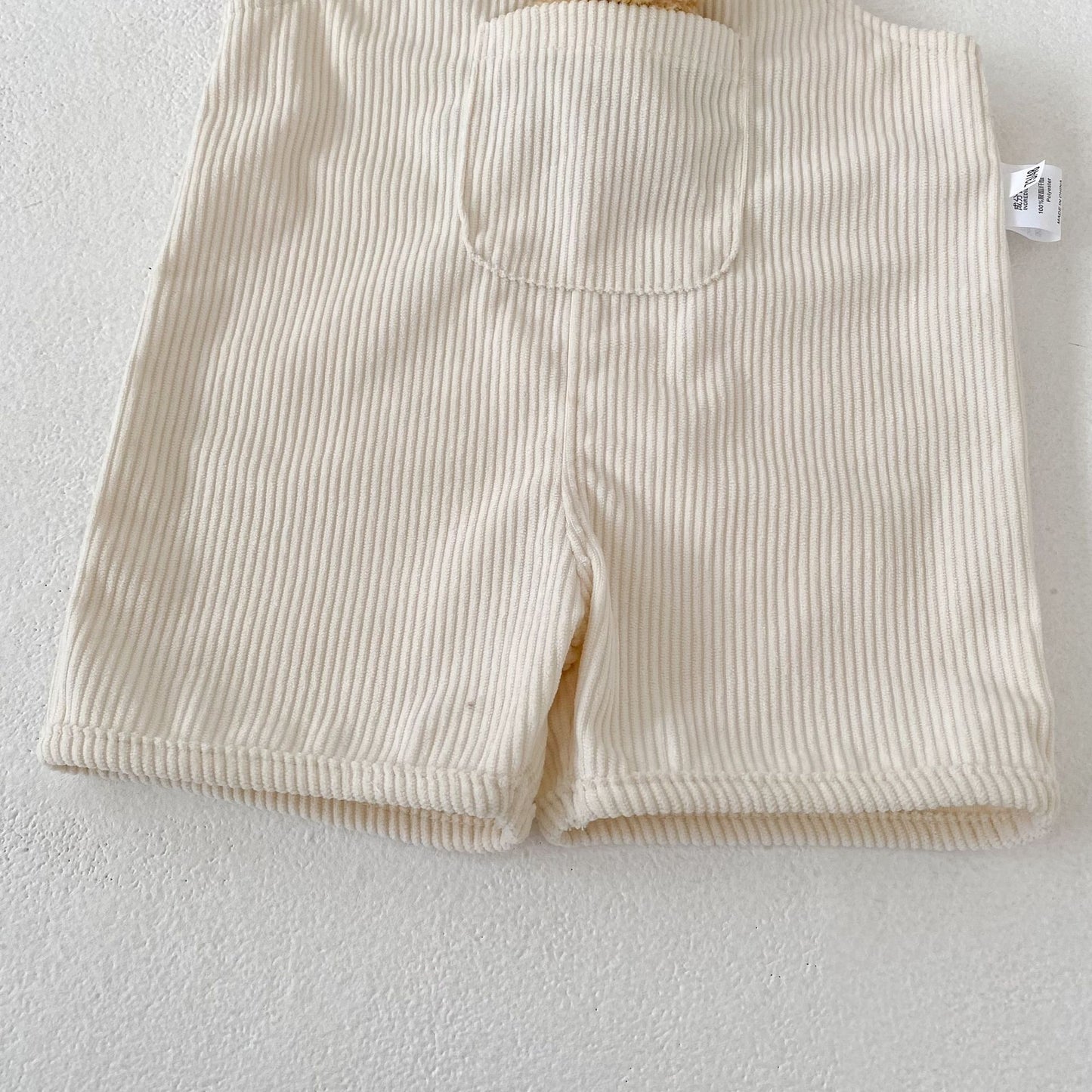 Corduroy Suspender Shorts コーデュロイ サロペット パンツ【mh0012495】 Engepapa サロペットパンツ・サスペンダーパンツ