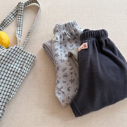 Cotton Blend Elastic Waist Sweatpants 裾リブ スウェットパンツ【mh0012458】 ADbaby ロングパンツ・スウェットパンツ