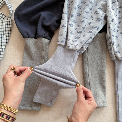 Cotton Blend Elastic Waist Sweatpants 裾リブ スウェットパンツ【mh0012458】 ADbaby ロングパンツ・スウェットパンツ