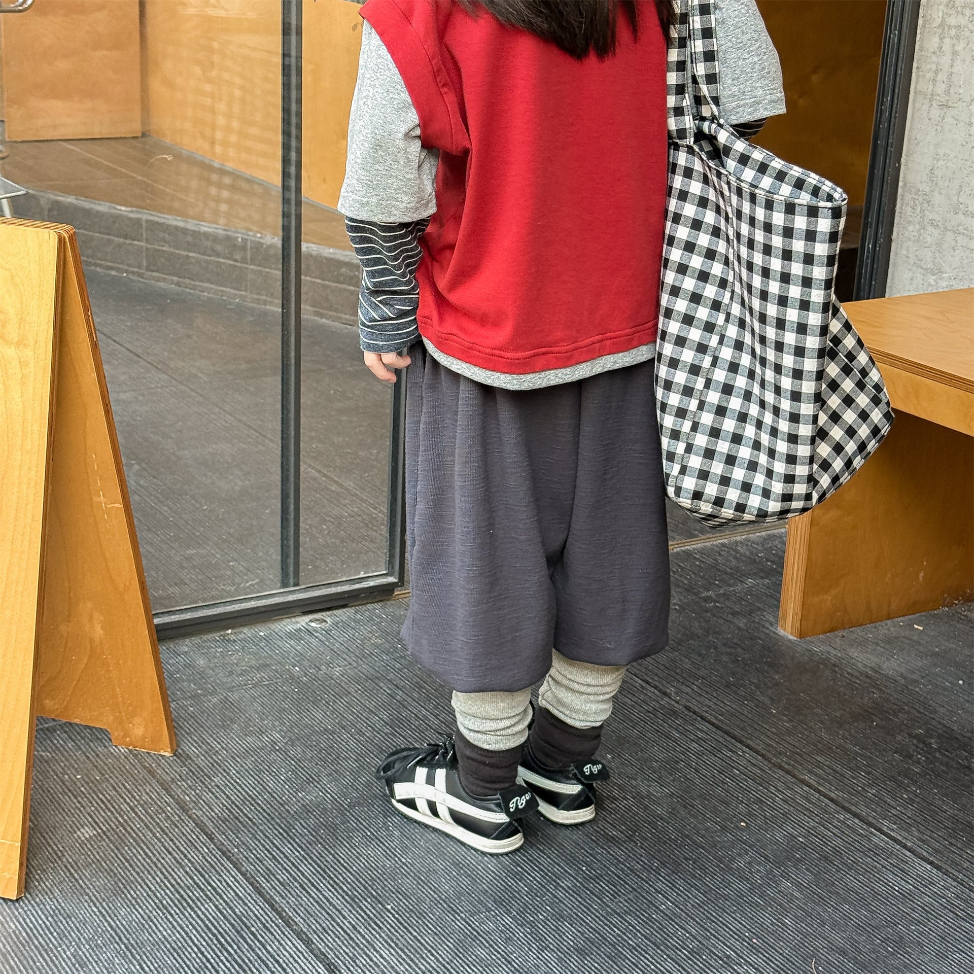 Cotton Blend Elastic Waist Sweatpants 裾リブ スウェットパンツ【mh0012458】 ADbaby ロングパンツ・スウェットパンツ