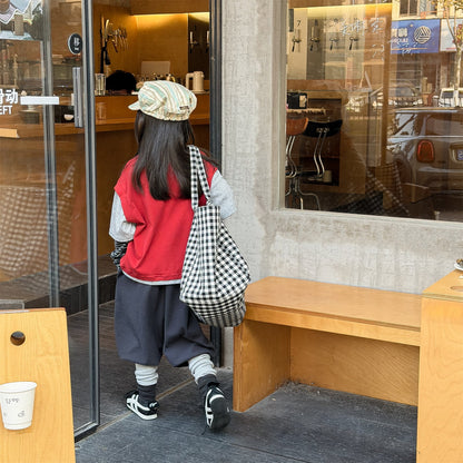 Cotton Blend Elastic Waist Sweatpants 裾リブ スウェットパンツ【mh0012458】 ADbaby ロングパンツ・スウェットパンツ