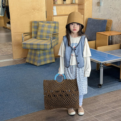 Cotton Blend Elastic Waist Sweatpants 裾リブ スウェットパンツ【mh0012458】 ADbaby ロングパンツ・スウェットパンツ