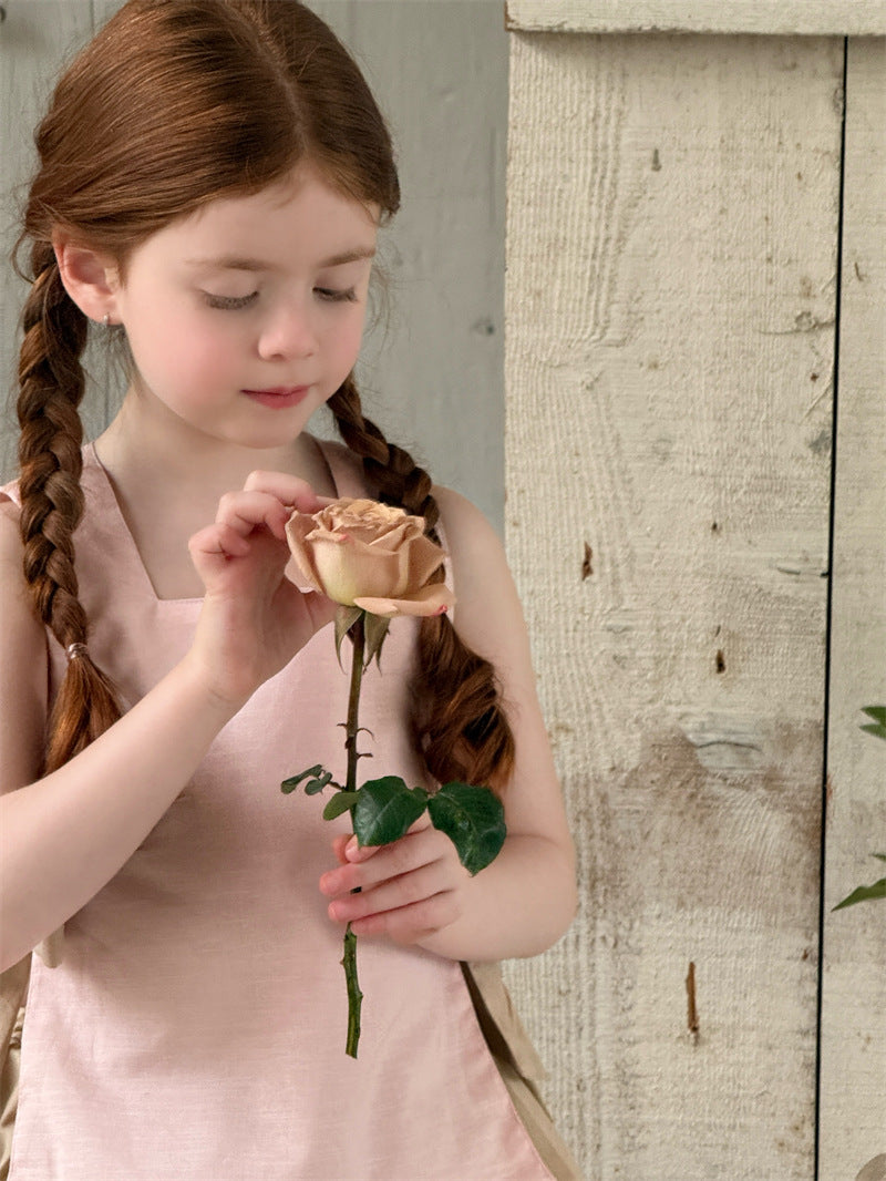 Cotton Linen Blouse Tiered Skirt Set 綿麻 ブラウス ティアードスカート セット【mh0012422】 mamahalo shop