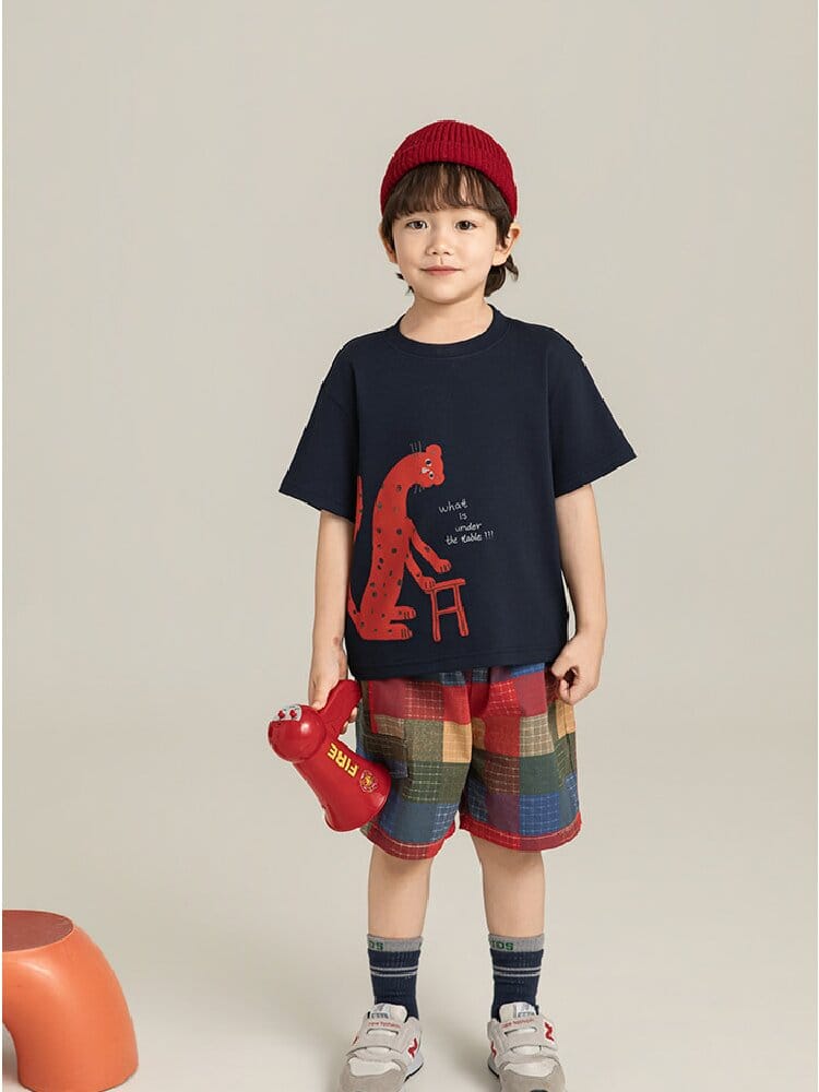 Cotton Plaid Casual Shorts 先染めチェック コットン ショートパンツ【mh0012738】 YoehYaul ハーフパンツ・ショートパンツ