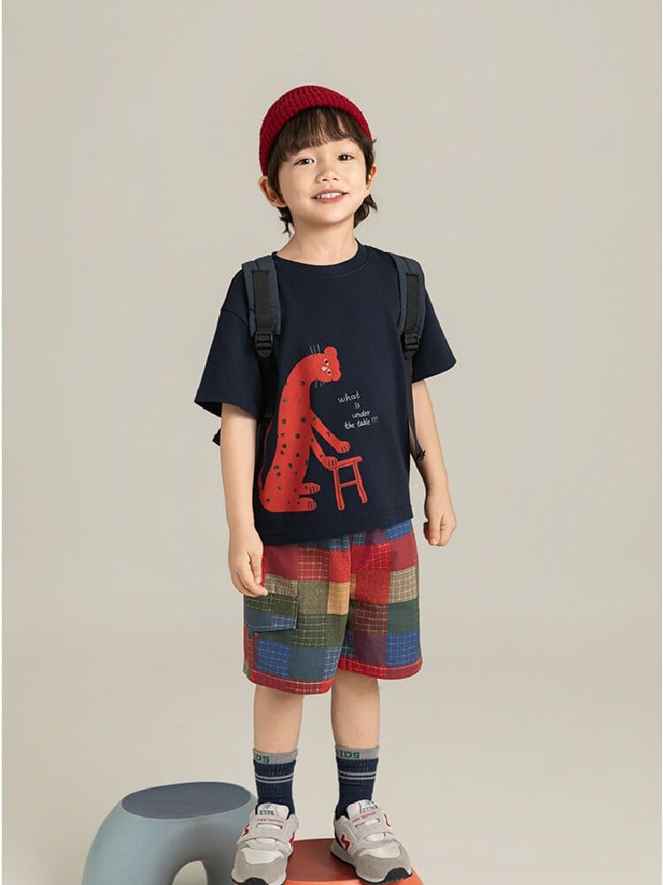 Cotton Plaid Casual Shorts 先染めチェック コットン ショートパンツ【mh0012738】 YoehYaul ハーフパンツ・ショートパンツ