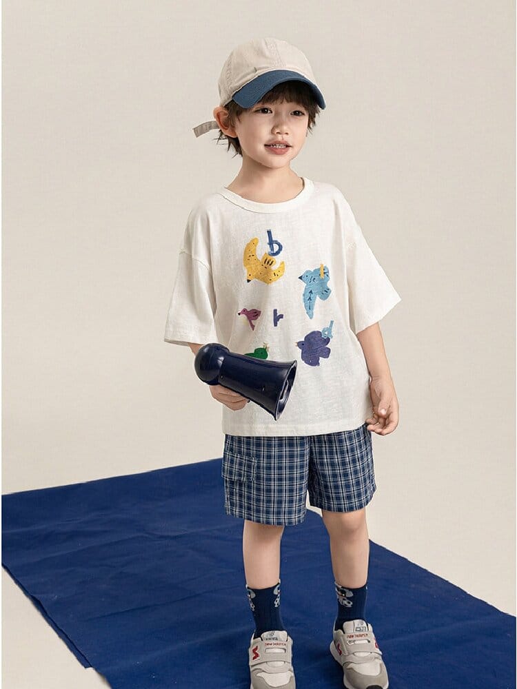 Cotton Plaid Casual Shorts 先染めチェック コットン ショートパンツ【mh0012738】 YoehYaul ハーフパンツ・ショートパンツ