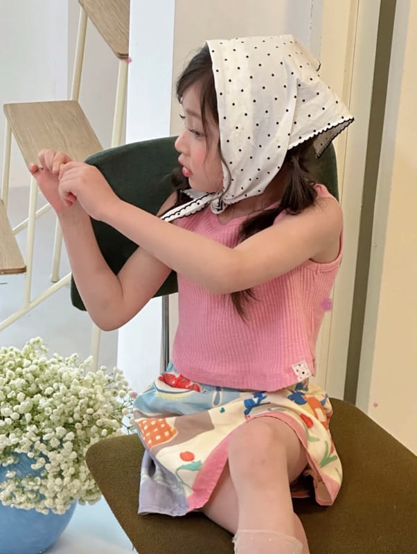 Cotton Ribbed Sleeveless Shirt コットン リブニット タンクトップ【mh0012755】 MaiTianJi タンクトップ・キャミソール・ノースリーブトップス