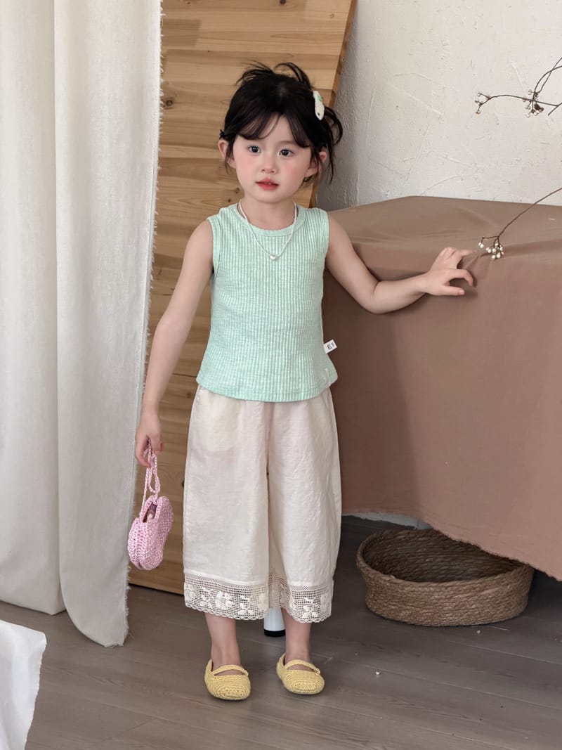 Cotton Ribbed Sleeveless Shirt コットン リブニット タンクトップ【mh0012755】 MaiTianJi タンクトップ・キャミソール・ノースリーブトップス