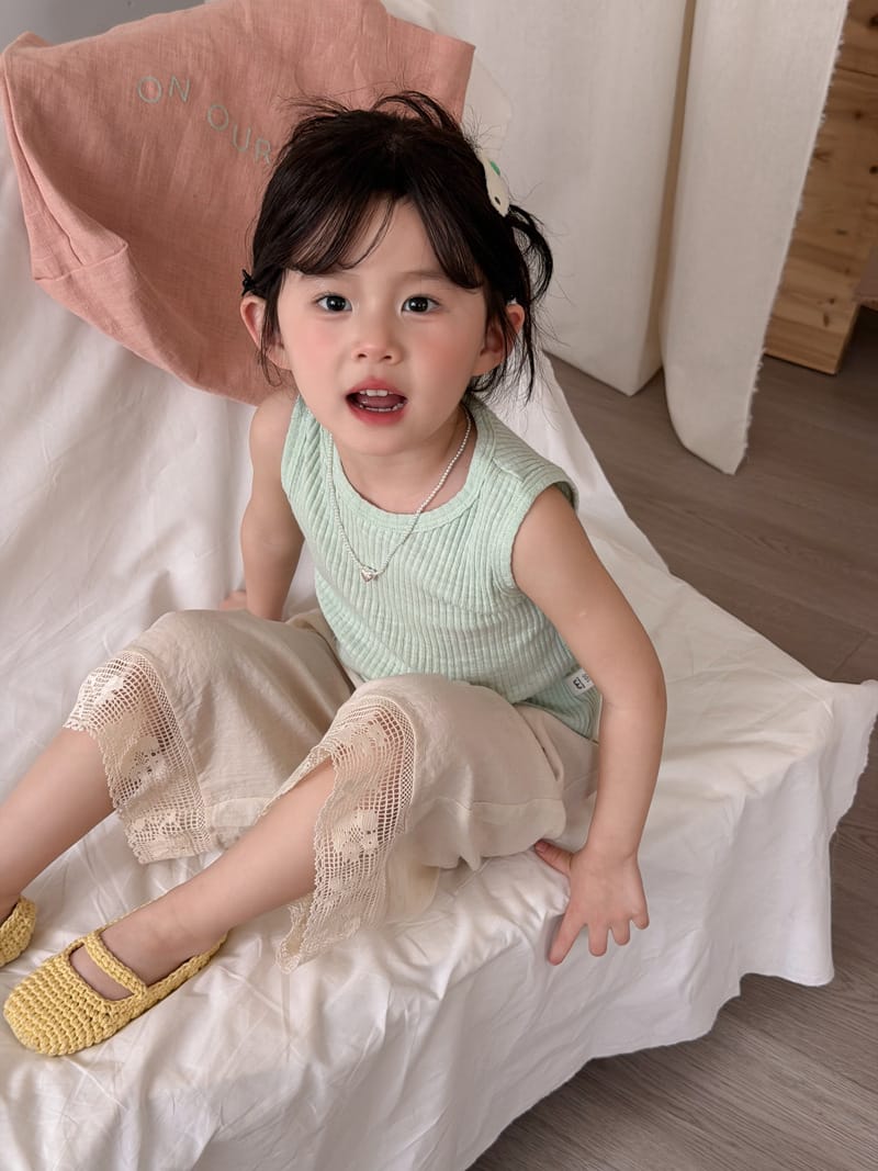Cotton Ribbed Sleeveless Shirt コットン リブニット タンクトップ【mh0012755】 MaiTianJi タンクトップ・キャミソール・ノースリーブトップス