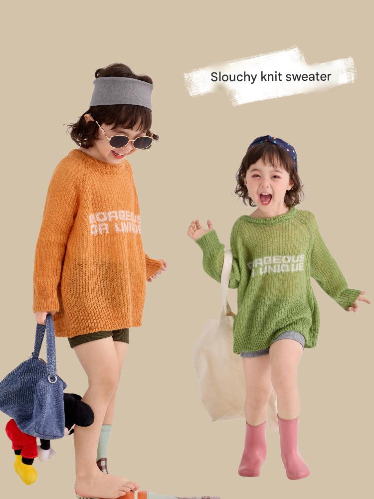 Crochet Style Loose Top かぎ針編み風 ルーズプルオーバー【mh0012391】 HEY BOOBII