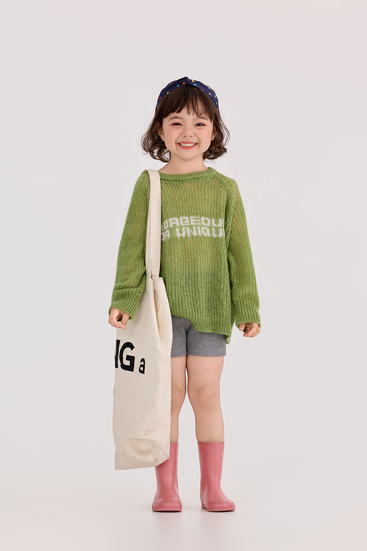 Crochet Style Loose Top かぎ針編み風 ルーズプルオーバー【mh0012391】 HEY BOOBII