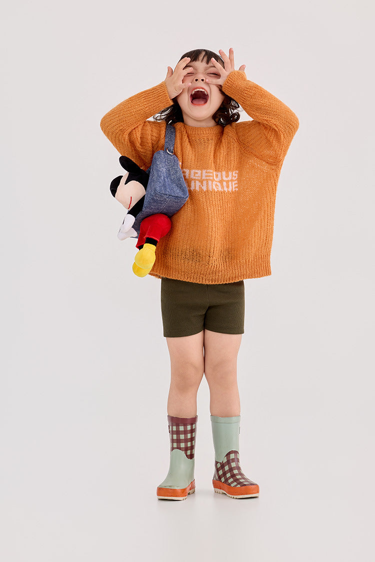 Crochet Style Loose Top かぎ針編み風 ルーズプルオーバー【mh0012391】 HEY BOOBII