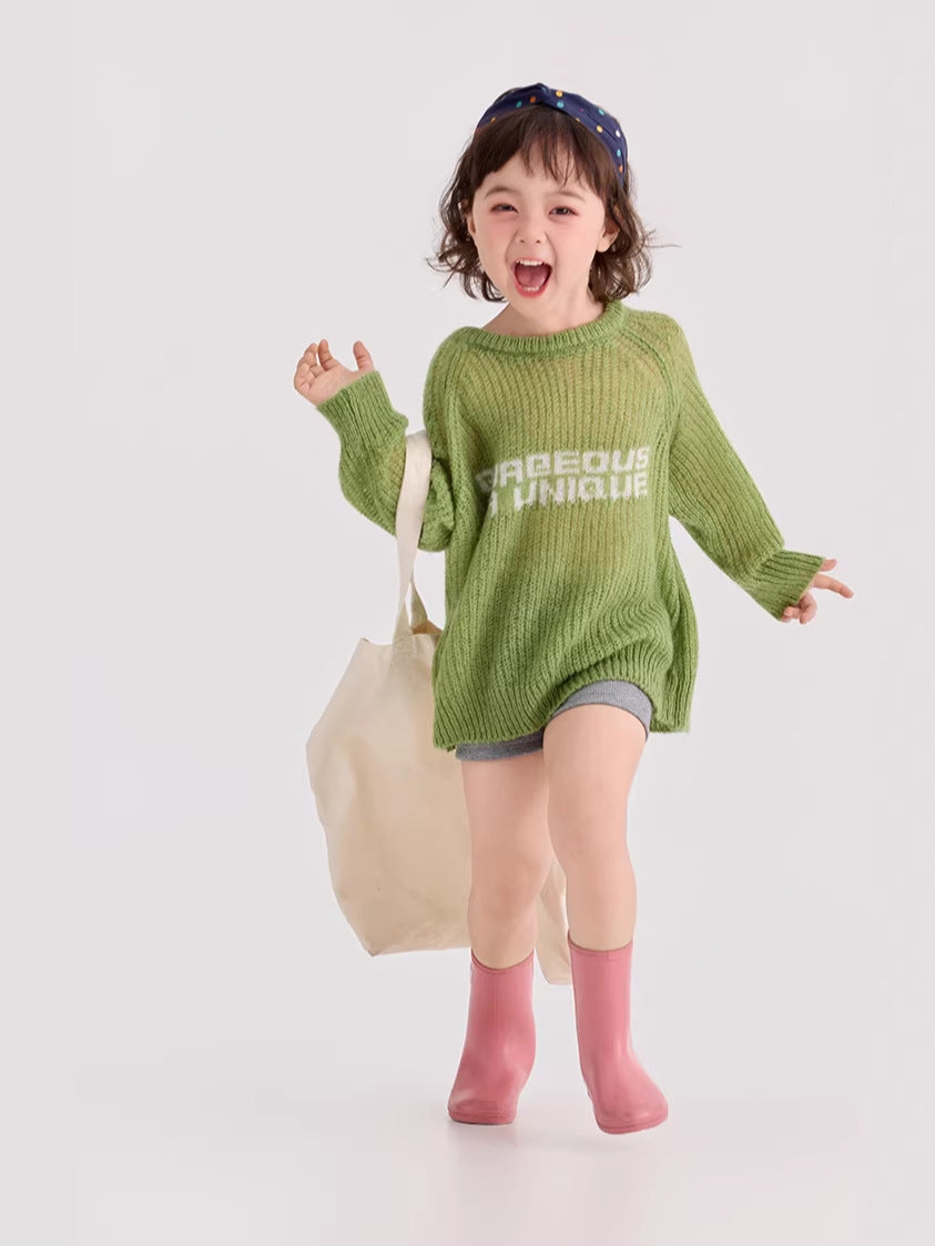 Crochet Style Loose Top かぎ針編み風 ルーズプルオーバー【mh0012391】 mamahalo shop