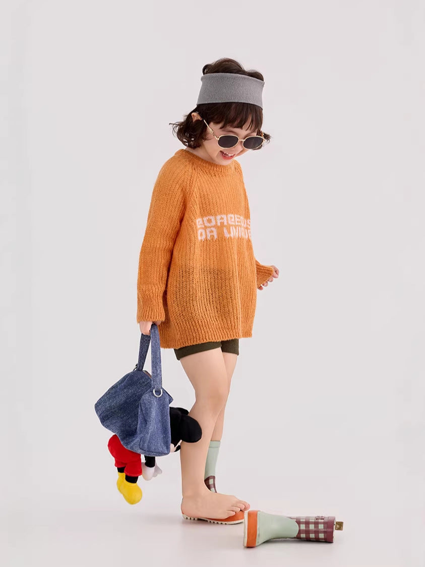 Crochet Style Loose Top かぎ針編み風 ルーズプルオーバー【mh0012391】 mamahalo shop