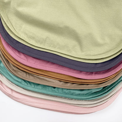 Curved Hem Solid Short Sleeve T-shirt クルーネック 無地 半袖Tシャツ【mh0012830】 Gikv king 半袖Tシャツ