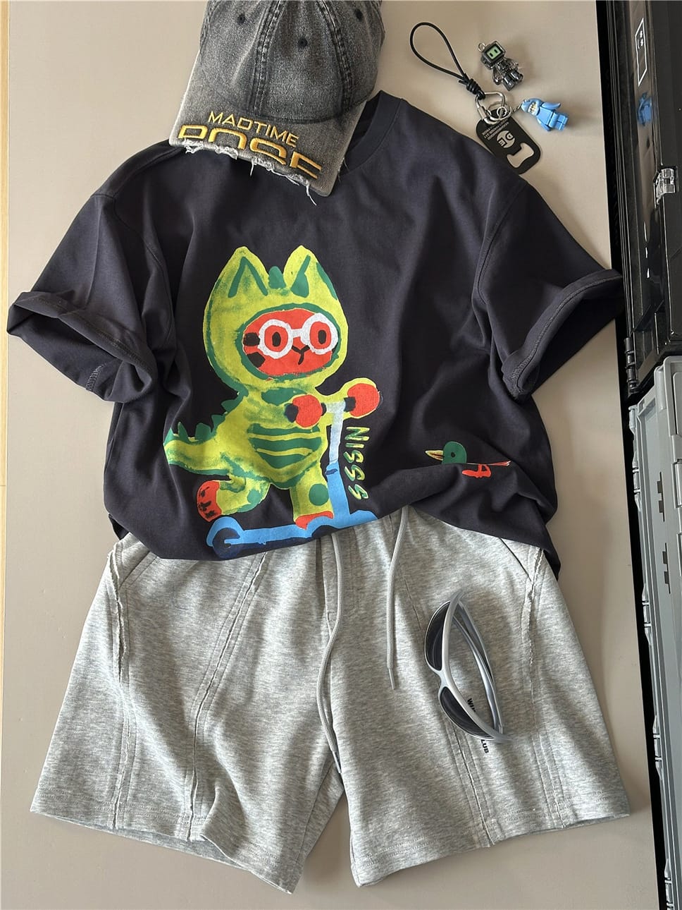 Curved Seam Shorts カットオフデザイン ハーフパンツ【mh0012963】 snidols