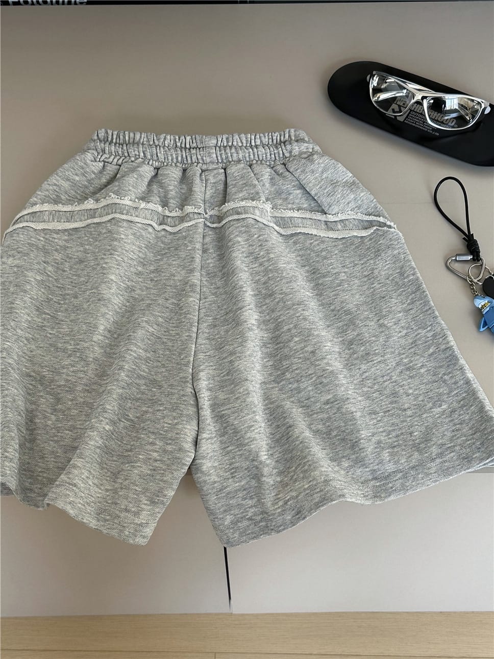 Curved Seam Shorts カットオフデザイン ハーフパンツ【mh0012963】 snidols