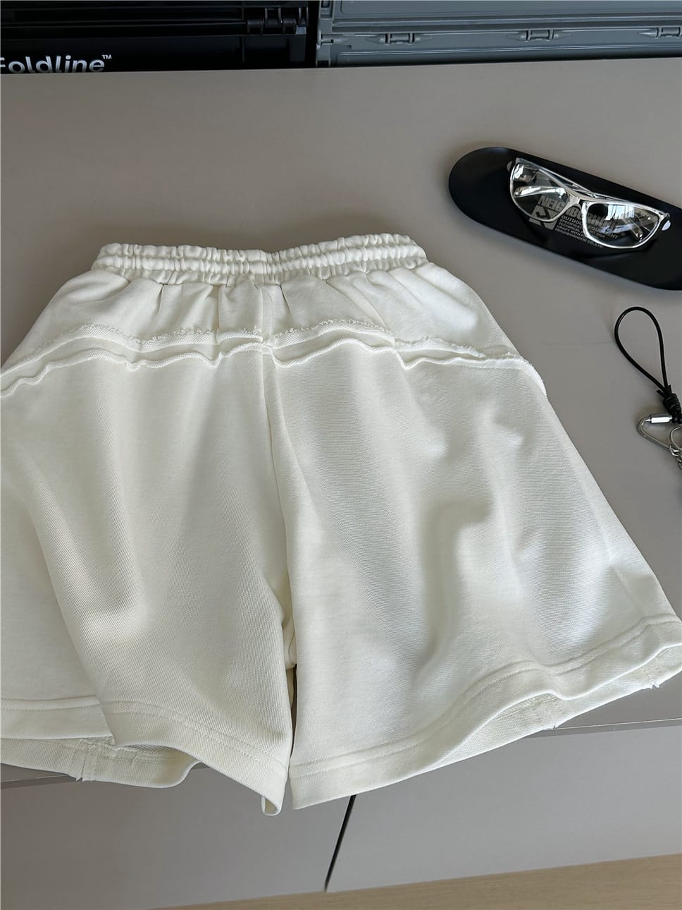 Curved Seam Shorts カットオフデザイン ハーフパンツ【mh0012963】 snidols